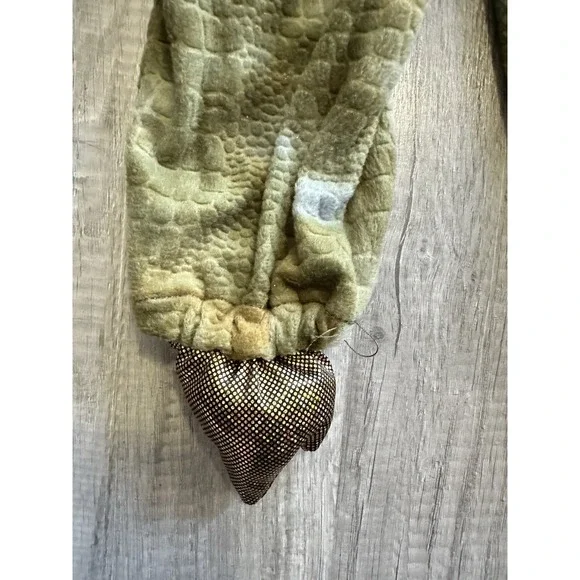 Imagination Workshop Toddler dragon costume Full front zip Hood  tail 2-3-4yrs. - Picture 2 of 14